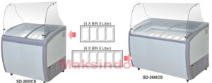 Mesin Ice Cream Scooping Cabinet 3