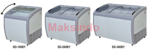 Mesin Sliding Curve Glass Freezer